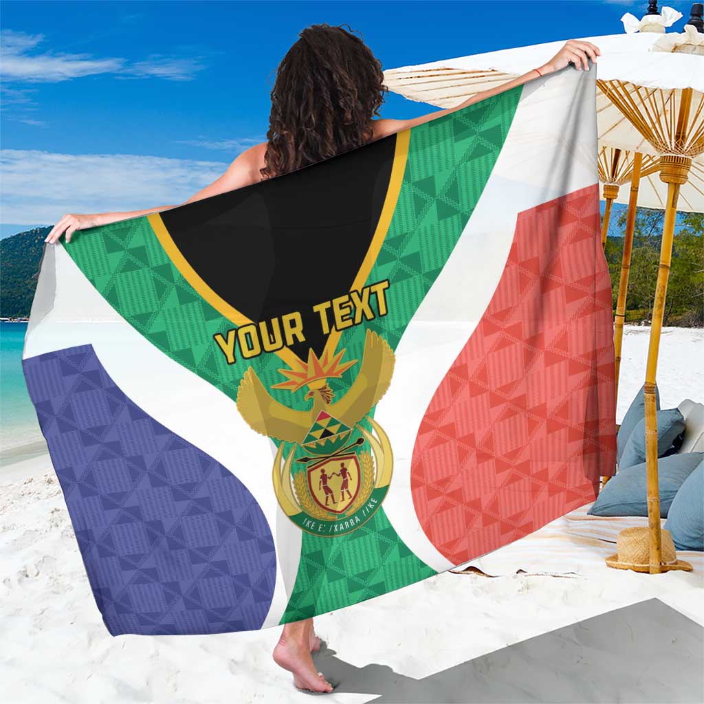 Personalised South Africa Sarong Coat Of Arms Flag Style