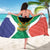 Personalised South Africa Sarong Coat Of Arms Flag Style