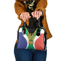 Personalised South Africa Shoulder Handbag Coat Of Arms Flag Style