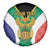 Personalised South Africa Spare Tire Cover Coat Of Arms Flag Style
