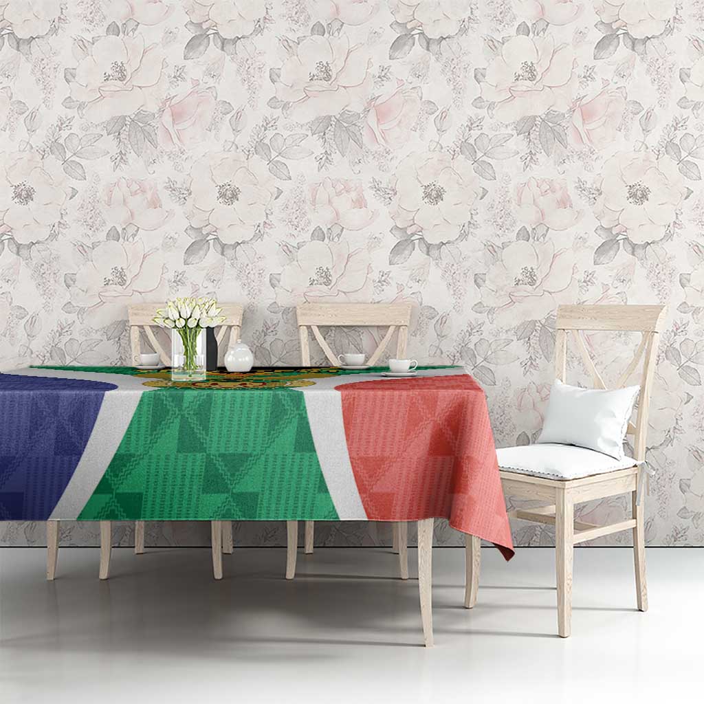 Personalised South Africa Tablecloth Coat Of Arms Flag Style