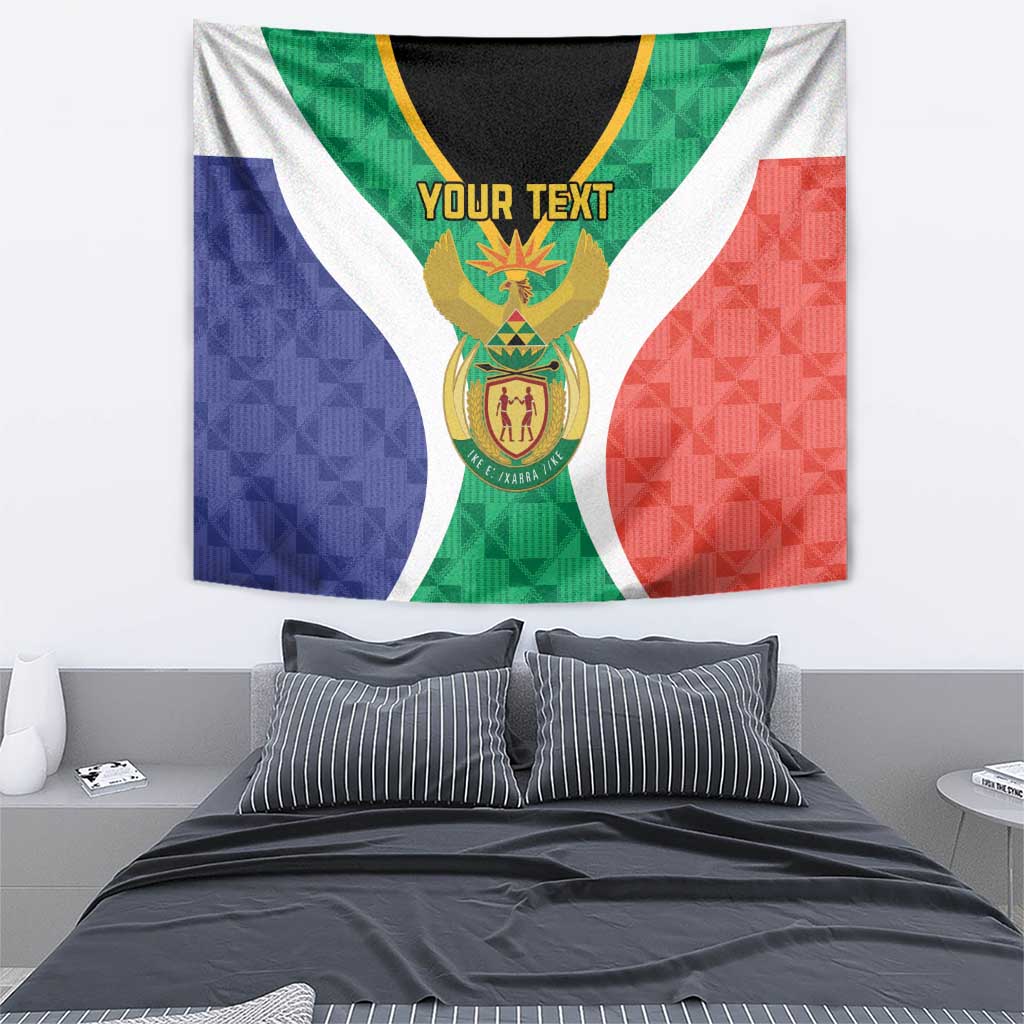 Personalised South Africa Tapestry Coat Of Arms Flag Style