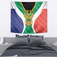 Personalised South Africa Tapestry Coat Of Arms Flag Style