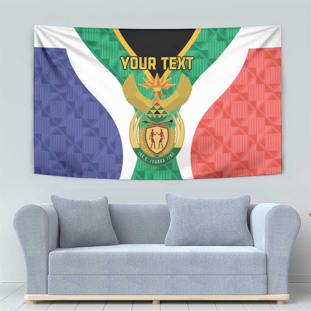 Personalised South Africa Tapestry Coat Of Arms Flag Style