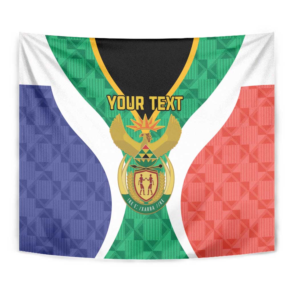 Personalised South Africa Tapestry Coat Of Arms Flag Style