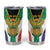 Personalised South Africa Tumbler Cup Coat Of Arms Flag Style