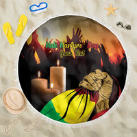 Personalised Mali Martyrs Day Beach Blanket 26 March