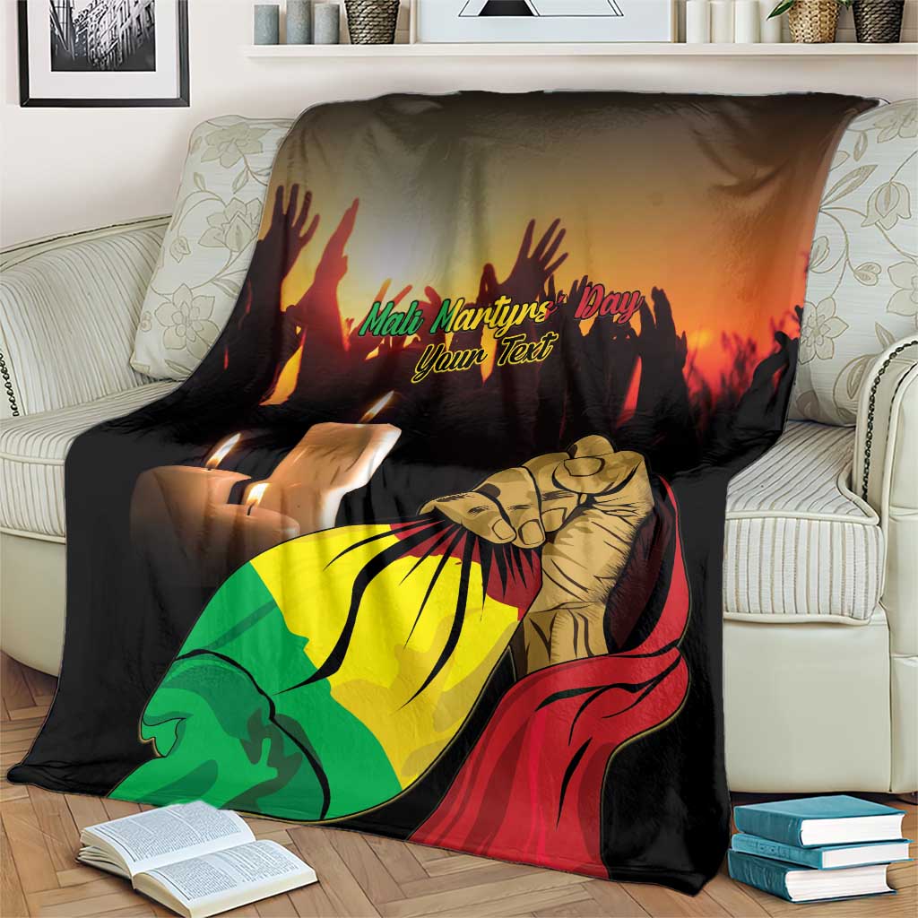 Personalised Mali Martyrs Day Blanket 26 March