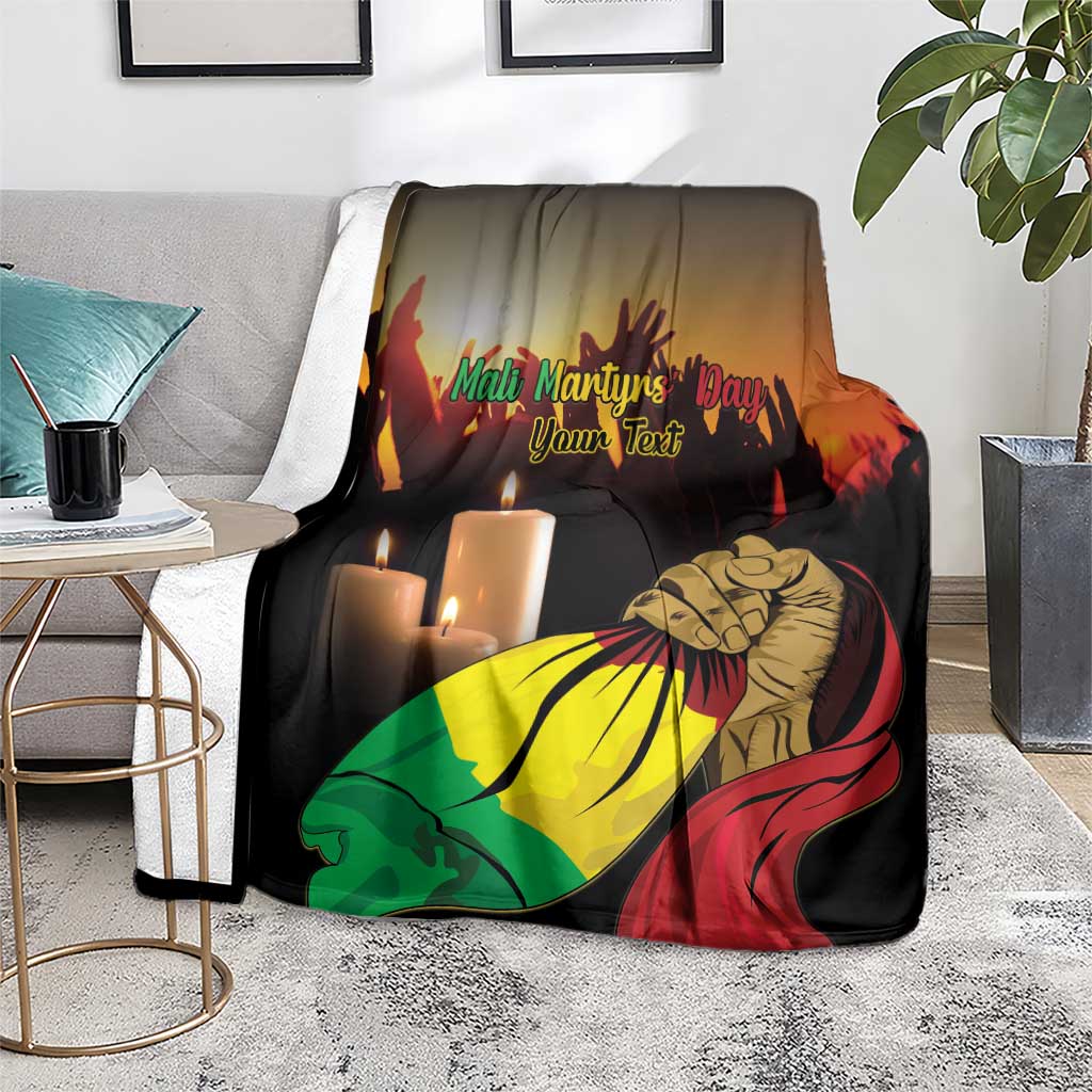 Personalised Mali Martyrs Day Blanket 26 March