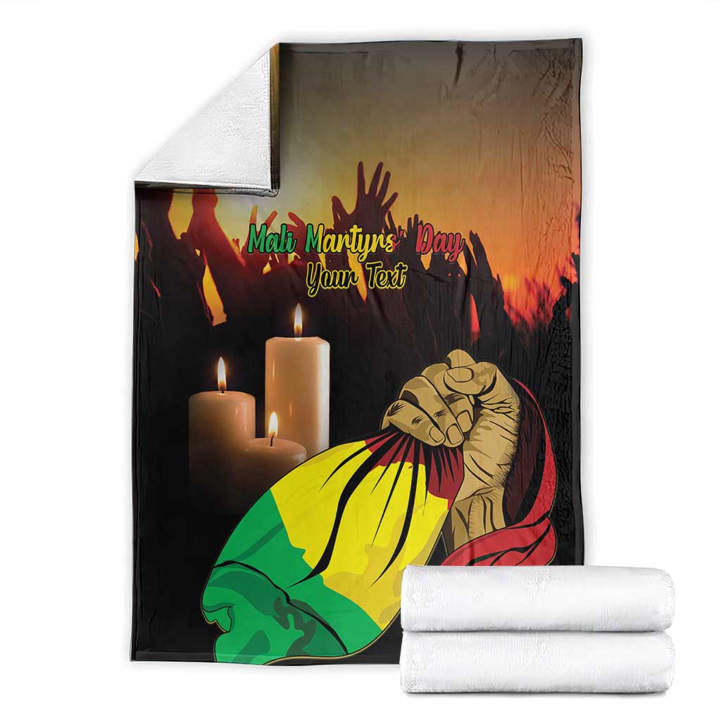Personalised Mali Martyrs Day Blanket 26 March