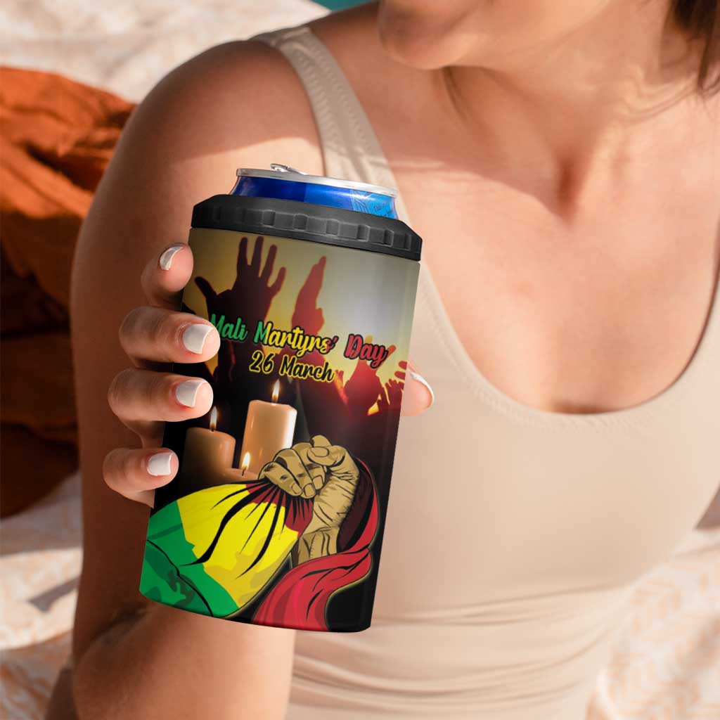 Personalised Mali Martyrs Day 4 in 1 Can Cooler Tumbler 26 March