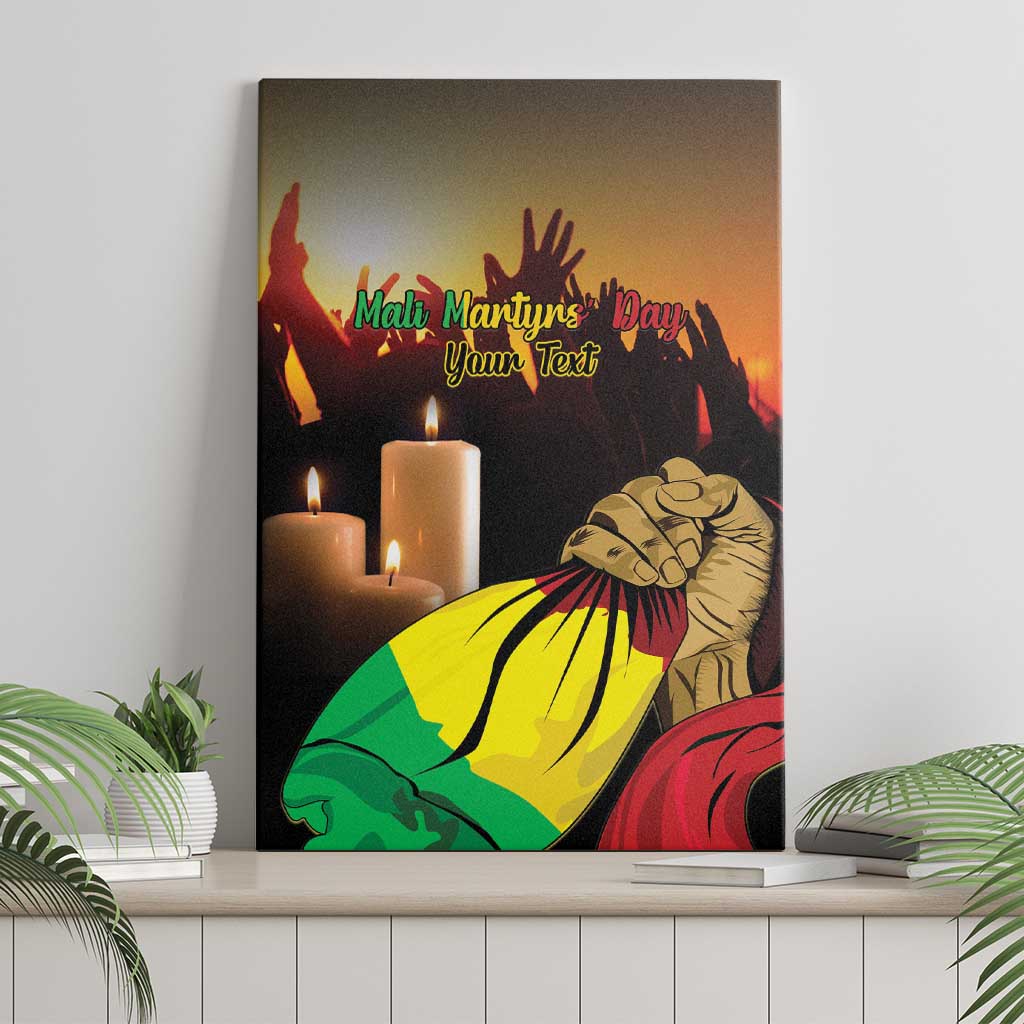 Personalised Mali Martyrs Day Canvas Wall Art 26 March