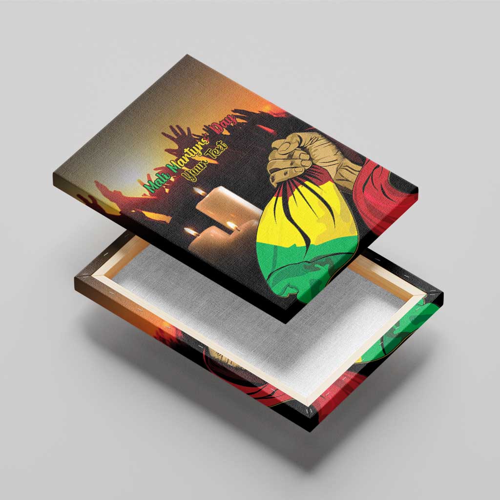 Personalised Mali Martyrs Day Canvas Wall Art 26 March