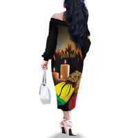 Personalised Mali Martyrs Day Family Matching Off The Shoulder Long Sleeve Dress and Hawaiian Shirt 26 March