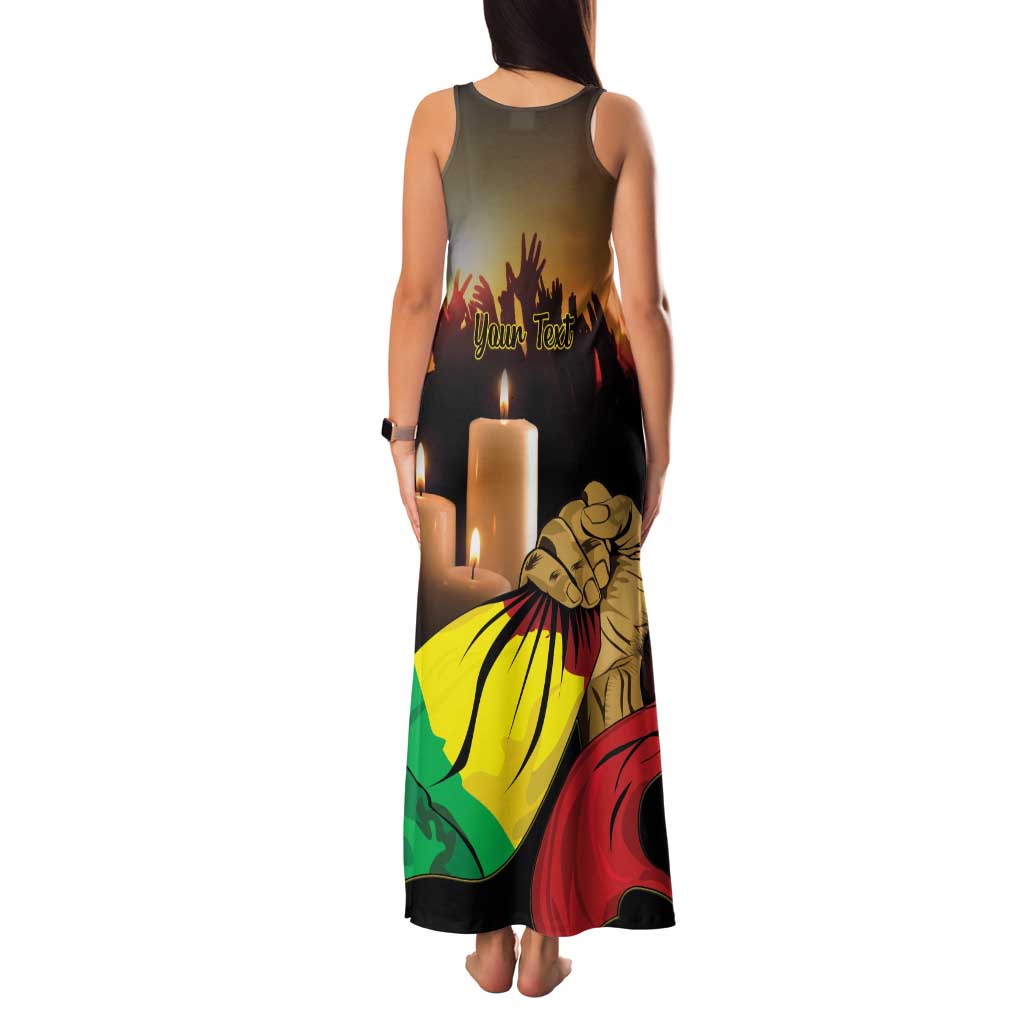 Personalised Mali Martyrs Day Family Matching Tank Maxi Dress and Hawaiian Shirt 26 March
