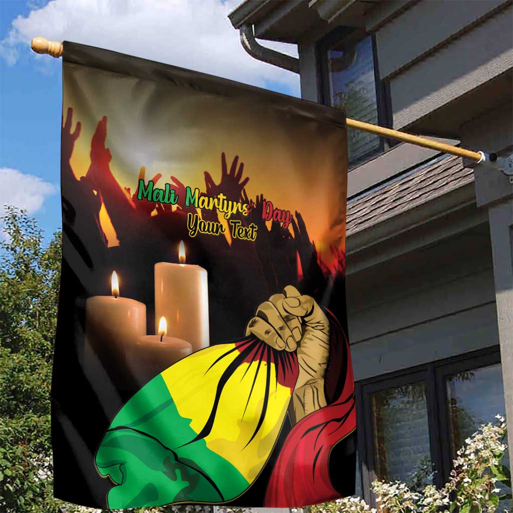 Personalised Mali Martyrs Day Garden Flag 26 March