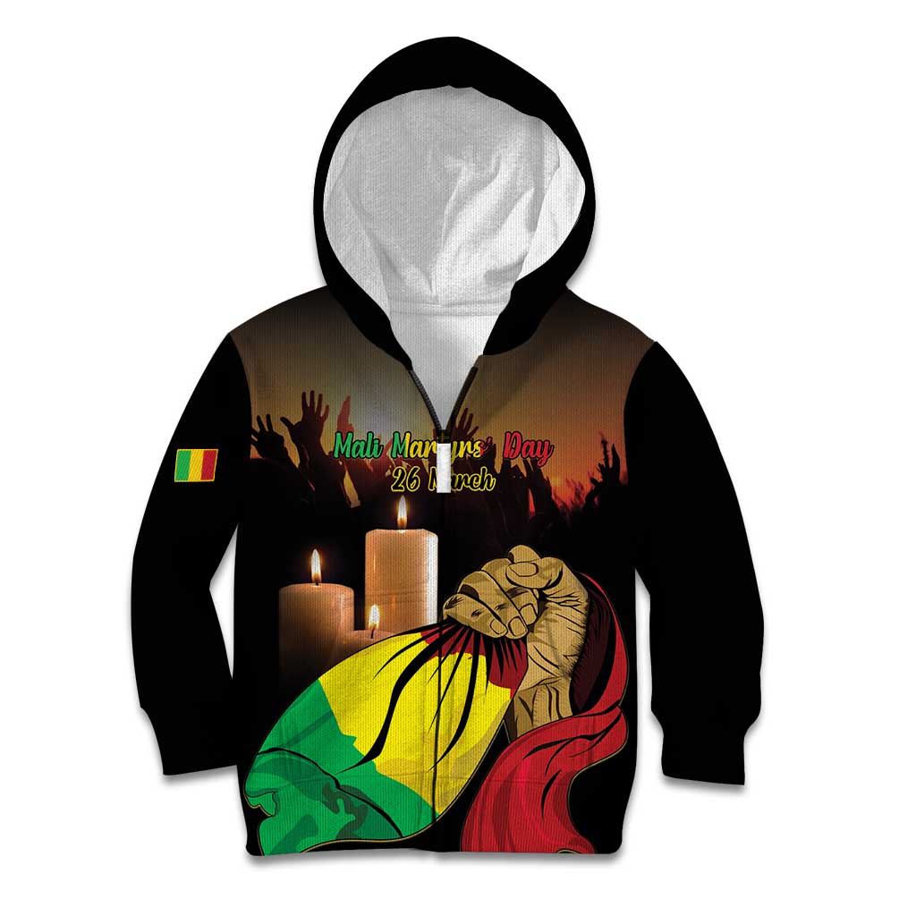 Personalised Mali Martyrs Day Kid Hoodie 26 March