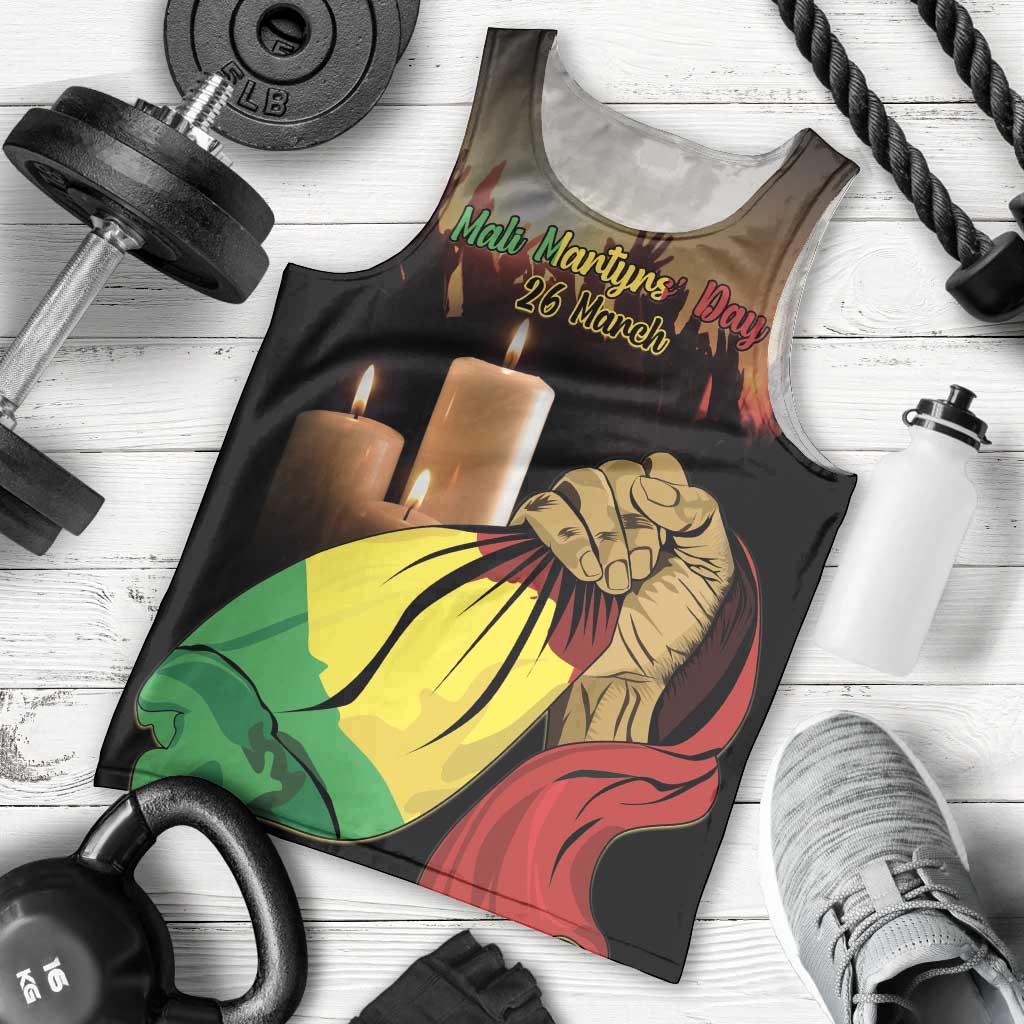 Personalised Mali Martyrs Day Men Tank Top 26 March