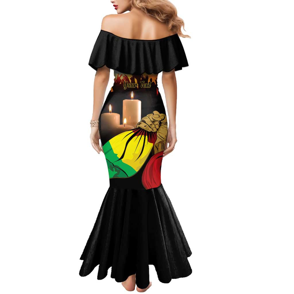 Personalised Mali Martyrs Day Mermaid Dress 26 March