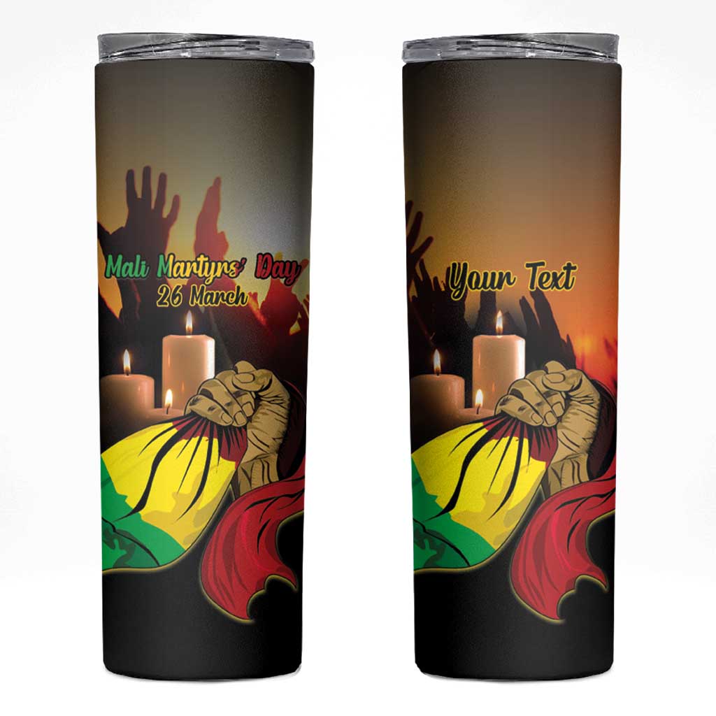 Personalised Mali Martyrs Day Skinny Tumbler 26 March