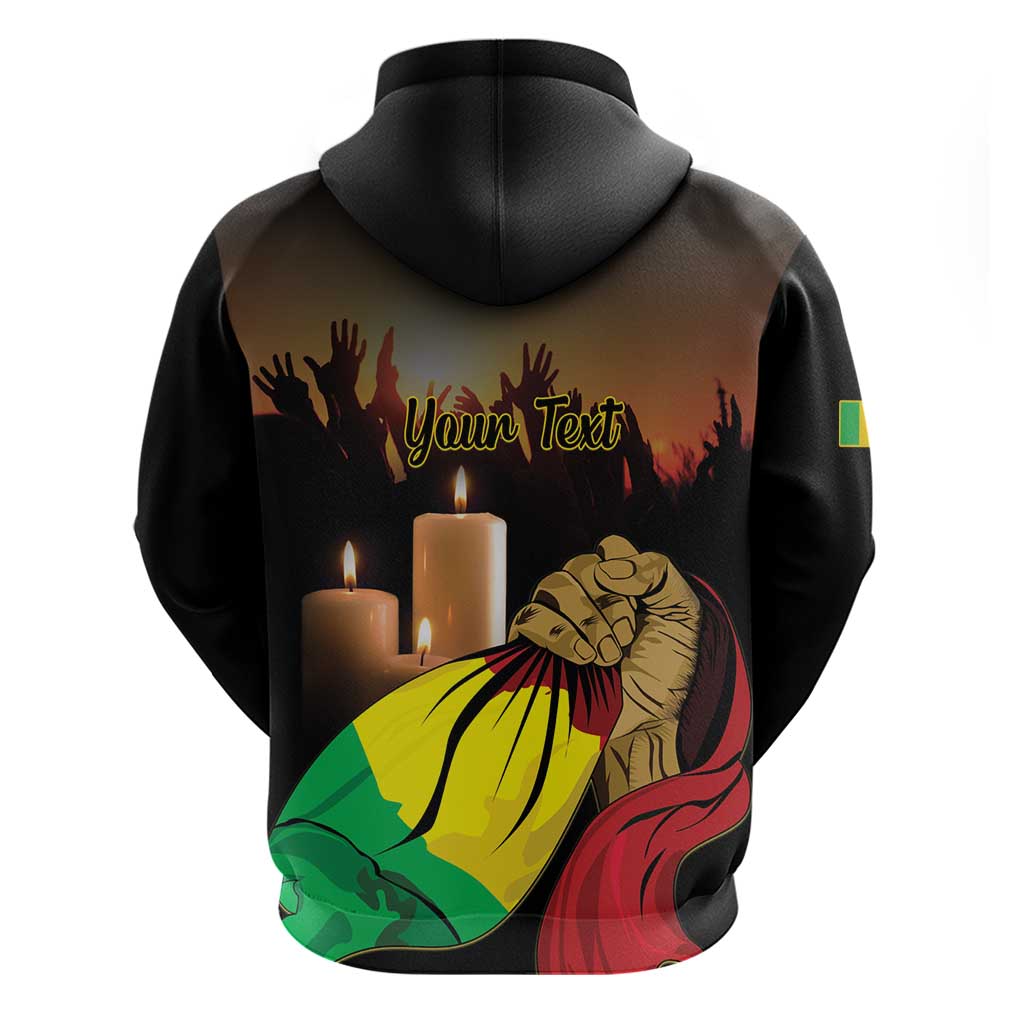 Personalised Mali Martyrs Day Zip Hoodie 26 March