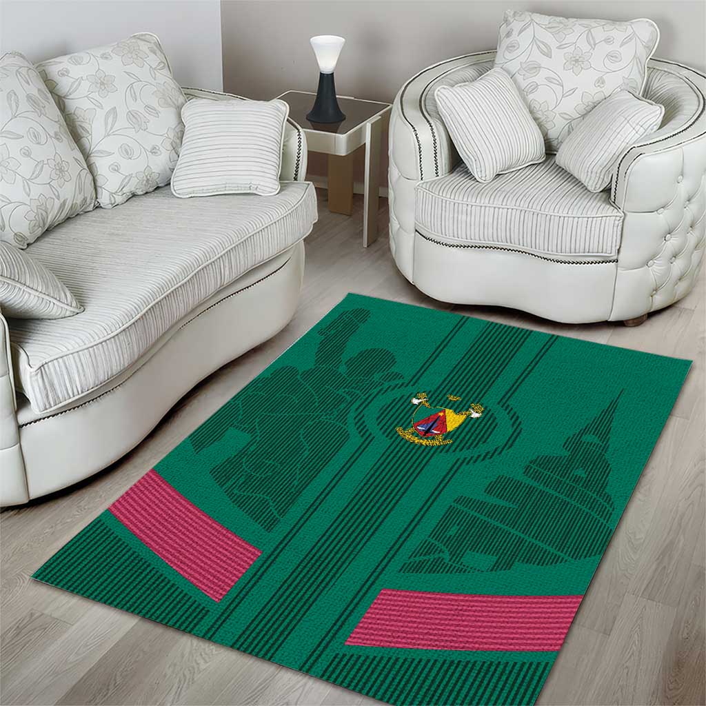 Cameroon Football Area Rug Waka Waka - This Time For Africa