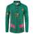 Custom Cameroon Football Button Sweatshirt Waka Waka - This Time For Africa