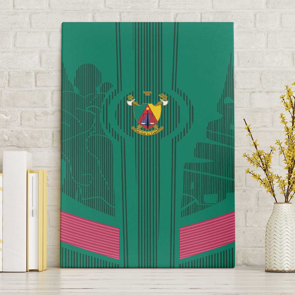 Cameroon Football Canvas Wall Art Waka Waka - This Time For Africa