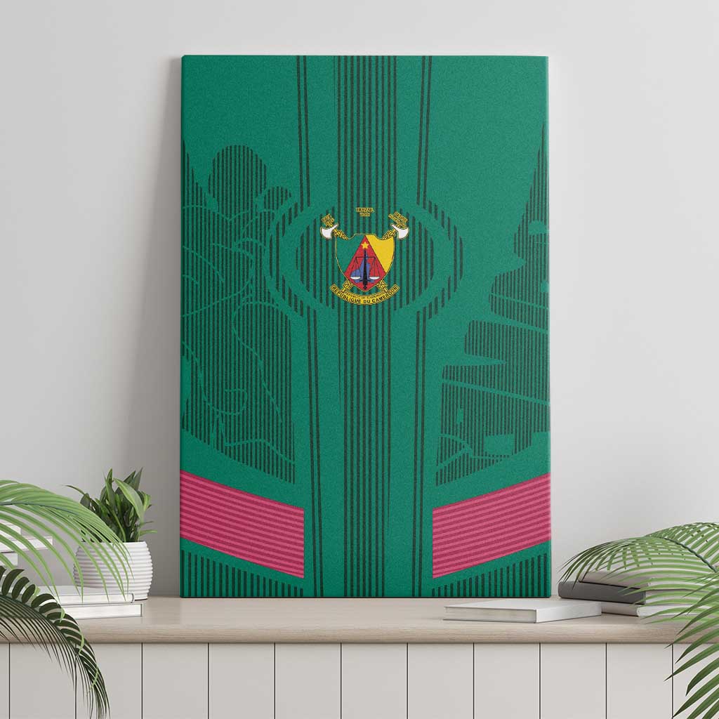 Cameroon Football Canvas Wall Art Waka Waka - This Time For Africa