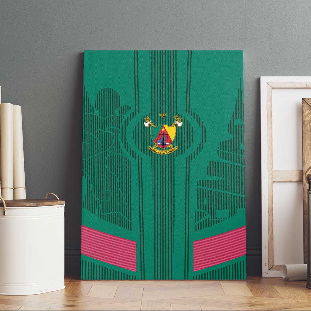 Cameroon Football Canvas Wall Art Waka Waka - This Time For Africa