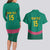 Custom Cameroon Football Couples Matching Long Sleeve Bodycon Dress and Hawaiian Shirt Waka Waka - This Time For Africa