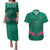 Custom Cameroon Football Couples Matching Puletasi and Hawaiian Shirt Waka Waka - This Time For Africa
