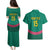 Custom Cameroon Football Couples Matching Puletasi and Hawaiian Shirt Waka Waka - This Time For Africa