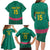 Custom Cameroon Football Family Matching Long Sleeve Bodycon Dress and Hawaiian Shirt Waka Waka - This Time For Africa