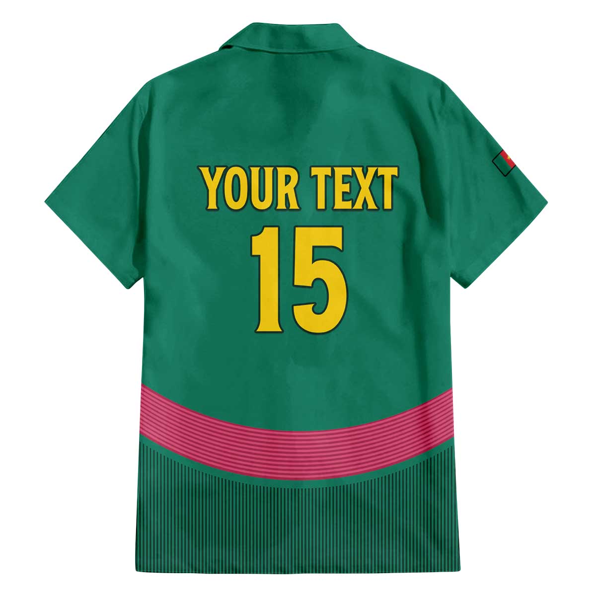 Custom Cameroon Football Family Matching Off The Shoulder Long Sleeve Dress and Hawaiian Shirt Waka Waka - This Time For Africa