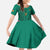 Custom Cameroon Football Family Matching Short Sleeve Bodycon Dress and Hawaiian Shirt Waka Waka - This Time For Africa