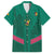Custom Cameroon Football Family Matching Short Sleeve Bodycon Dress and Hawaiian Shirt Waka Waka - This Time For Africa