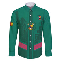 Custom Cameroon Football Family Matching Short Sleeve Bodycon Dress and Hawaiian Shirt Waka Waka - This Time For Africa