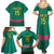 Custom Cameroon Football Family Matching Summer Maxi Dress and Hawaiian Shirt Waka Waka - This Time For Africa