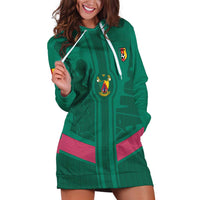 Custom Cameroon Football Hoodie Dress Waka Waka - This Time For Africa