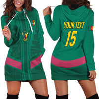 Custom Cameroon Football Hoodie Dress Waka Waka - This Time For Africa