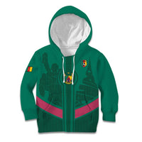 Custom Cameroon Football Kid Hoodie Waka Waka - This Time For Africa