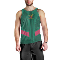Custom Cameroon Football Men Tank Top Waka Waka - This Time For Africa