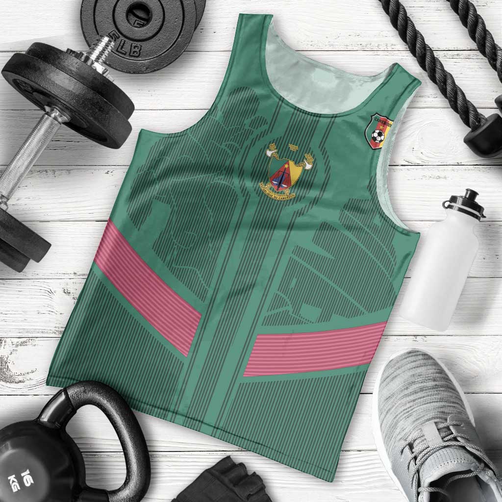 Custom Cameroon Football Men Tank Top Waka Waka - This Time For Africa