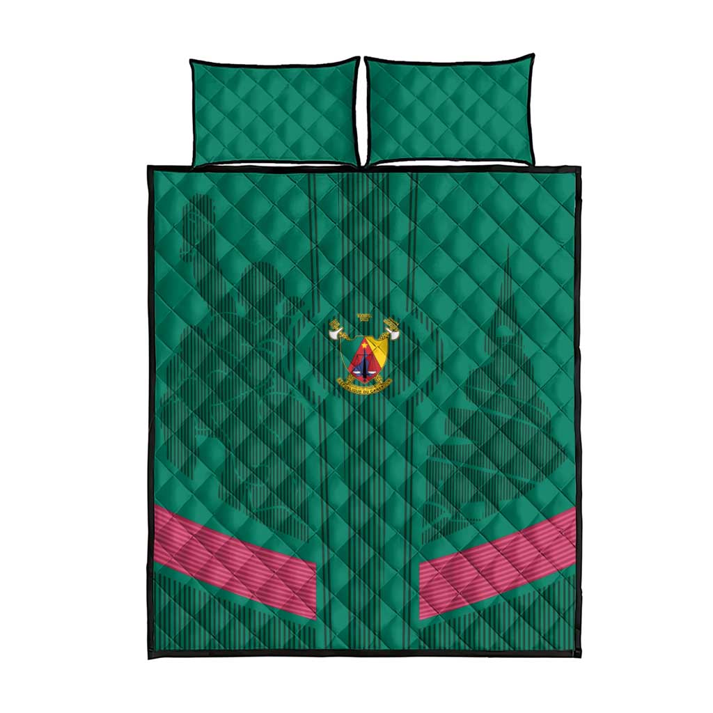Cameroon Football Quilt Bed Set Waka Waka - This Time For Africa