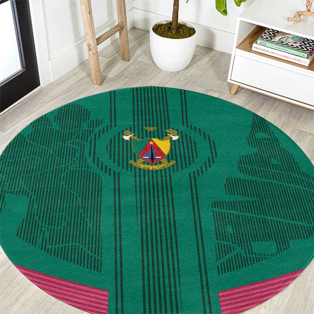 Cameroon Football Round Carpet Waka Waka - This Time For Africa