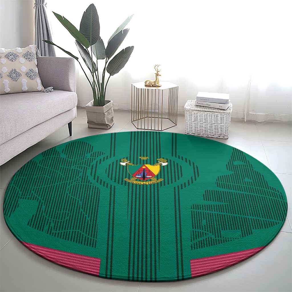 Cameroon Football Round Carpet Waka Waka - This Time For Africa