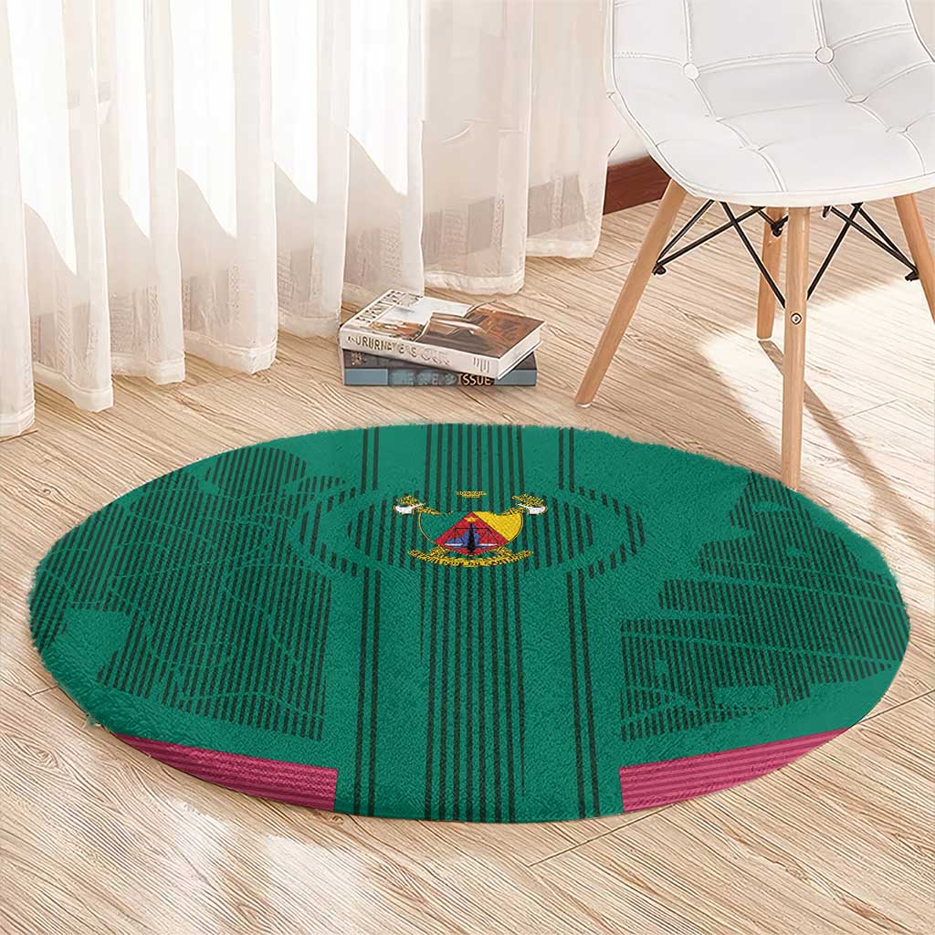 Cameroon Football Round Carpet Waka Waka - This Time For Africa