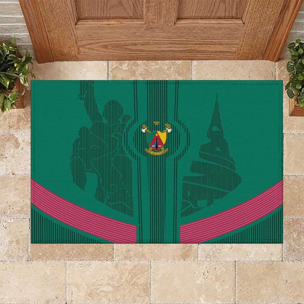 Cameroon Football Rubber Doormat Waka Waka - This Time For Africa