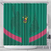 Cameroon Football Shower Curtain Waka Waka - This Time For Africa